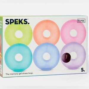 Speks Gump Loop Mini Memory Gel 6 Pack Fidget Sensory Toy Pastel Rainbow NEW